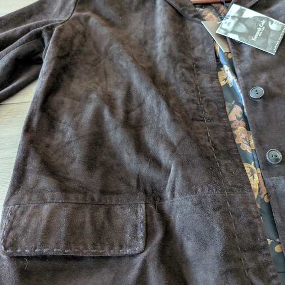 Kenneth Cole Brown Leather Jacket - Picture 11 of 11